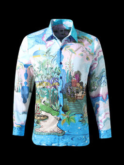 Loudless - Men's Pure Cotton Multi-coloured Full Sleeves Shirt