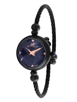 Gio Collection - Analogue Black Dial Watch For Women