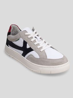 Kickers - Allyat White-Beige-Red Sneakers