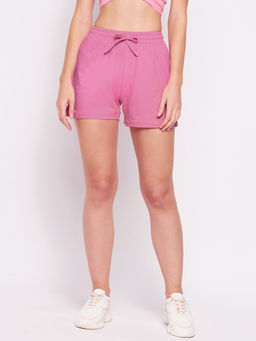 BRINNS - Women Pink Mid Rise Knitted Shorts