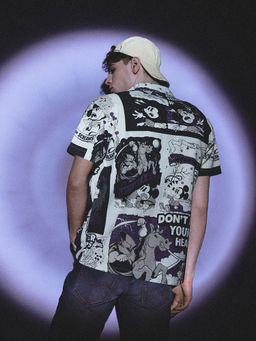 Jack & Jones - Men White Printed Shirt