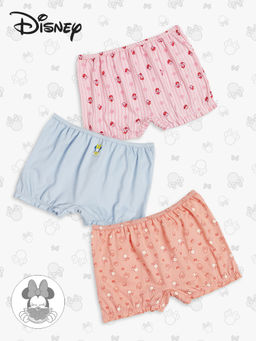 Jockey - D703 Girls Disney Cotton Bloomers-Mellow Rose, Skyway & Fairy Tale (Pack of 3)