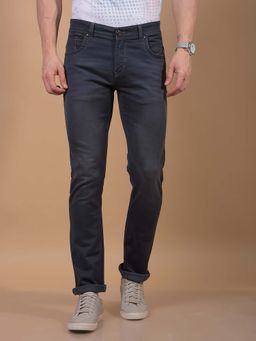 CRIMSOUNE CLUB - Men Grey Jeans