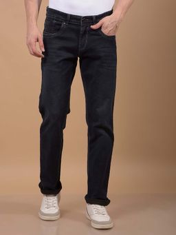 CRIMSOUNE CLUB - Men Blue Straight Jeans