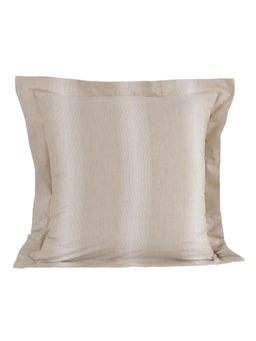 Maspar - Cotsmere Rhythmic Stripe 110 GSM Cotton White Texture Regular Pillow Case Euro Set Of 2
