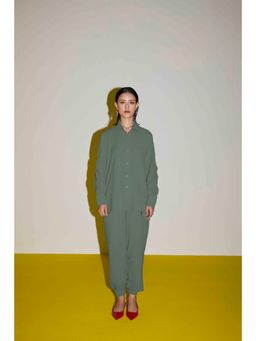 Sil-Sila - No Regrets In Green Co-Ord (Set of 2)