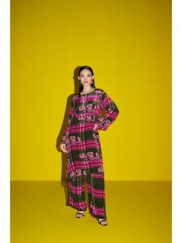 Sil-Sila - There She Is Multi-Color Kurta with Palazzo (Set of 2)