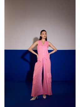 Sil-Sila - Bossy In Pink Silsila Co-Ord (Set of 2)