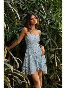 IT GIRL - Sultry Blue Dress