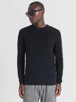 Antony Morato - Sweater Slim Fit In Cotton Viscose Blend Yarn With Pocket Polyester Fabric