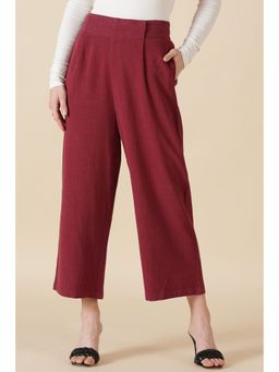Gipsy - Maroon Cotton Ladies Pant