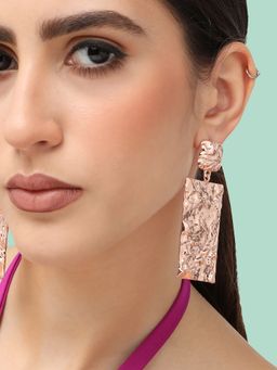 Sohi - Womens Gold Plated Designer Party Drop Earring (4633)