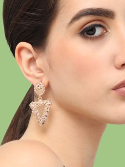 Sohi - Womens Gold Plated Designer Party Drop Earring (4636)
