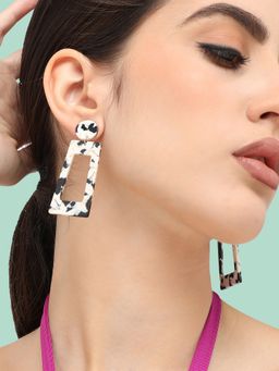 Sohi - Womens Gold Plated Designer Party Drop Earring (4659)