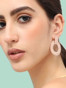 Sohi - Womens Gold Plated Designer Party Drop Earring (4660)