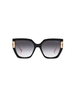 Chopard - Black-Light Gold Acetate and Titanium Frame and Smoke Gradient Colored Lens Sunglass (55)