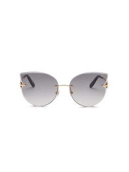 Chopard - Shiny Rose Gold Alloy Metal Frame and Smoke Gradient Colored Lens Sunglass (61)