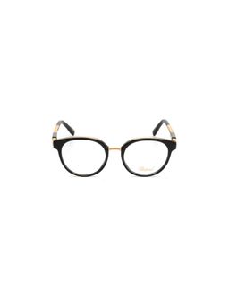 Chopard - Eyewear for Women with Shiny Black-Shiny Gold Acetate and Alloy Metal Frame (50)