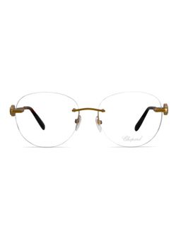 Chopard - Eyewear for Women with Shiny Light Gold Alloy Metal Frame (55)