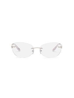 Chopard - Eyewear for Women with Shiny Silver Alloy Metal Frame (60)