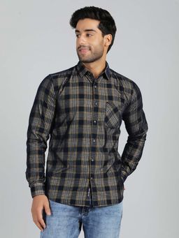 JadeBlue - Multi-Color Checks Slim Fit Shirt