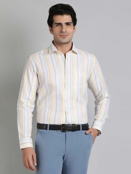 Greenfibre - Yellow Stripes Slim Fit Shirt