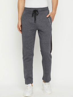 98 Degree North - Men Fleece Winterwear Trackpant - Grey