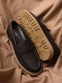 GAS - Men Scatto Brown Loafers