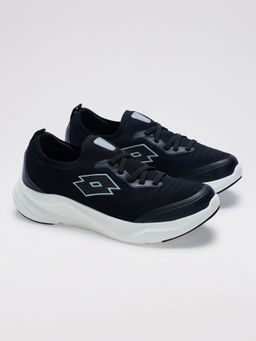 LOTTO - Oxyrun Slip On Black Running Shoes for Men