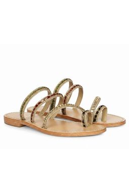 Saint G - Women Gold Flats