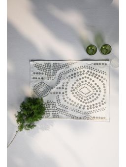 Freedom Tree - Bold Sej Cotton Duck Gold Table Mat-Set Of 4