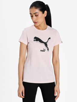 Puma - Power Logo Womens Pink T-Shirt