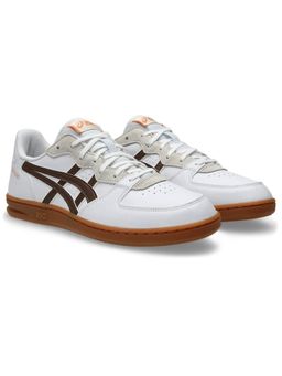 ASICS - White Synthetic Leather Round Toe Sneakers