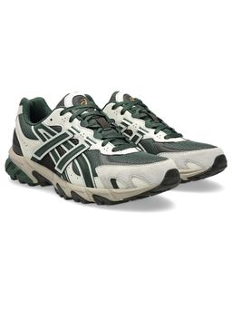 ASICS - Green Synthetic Leather Round Toe Sneakers