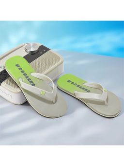 WOODLAND - Grey Eva Round Toe Flipflops