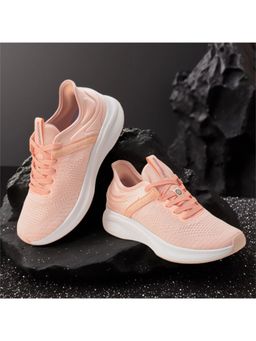WOODLAND - Pink Mesh Round Toe Sneakers