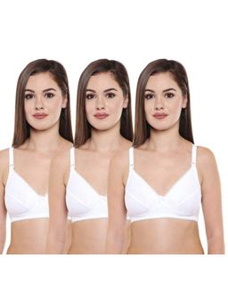 Bodycare - Pack of 3 Maternity/Feeding Bra In White Colour
