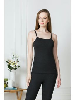 Van Heusen Woman Lingerie and Athleisure - Van Heusen Women Anti Bacterial & Sleeveless Thermal Camisole - Charcoal Melange