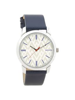 Sonata - Round Dial Analog Watch for Men_77107SL02