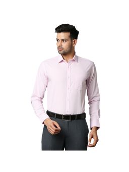 Park Avenue - Medium Red Checkered Formal Shirt