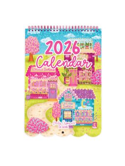 Happywagon - 2026 Whimsical Bookshop Wall Calendar