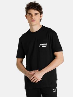 Puma - Rebel Pocket Mens Black T-shirt