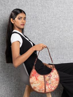 Zouk - Abstract Multicolor Hobo Bag