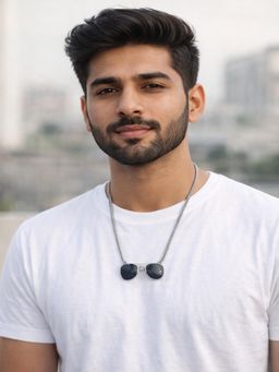 JEWELZ - Men Silver-Toned Sunglass Pendant Necklace