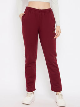 Duke - Women Maroon Regular Pant