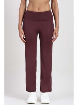 Van Heusen Woman Lingerie and Athleisure - Women Solid Straight Fit High Waist Trackpant