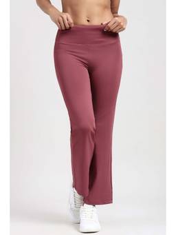 Van Heusen Woman Lingerie and Athleisure - Women Solid Straight Fit High Waist Trackpant