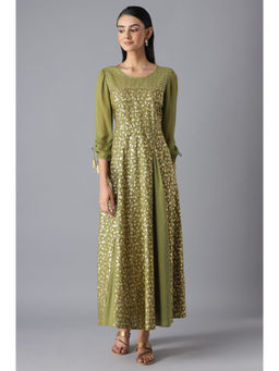 Aurelia - Green Flared Dress