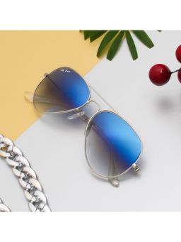 TED SMITH - UV Protection Aviator Sunglasses for Men Women Stylish Trending Fashion (60)