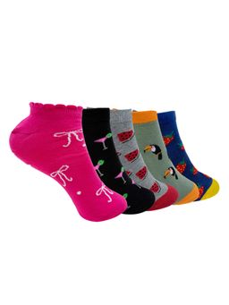 Mint & Oak - Everyday Essentials Socks Combo (Set Of 5)